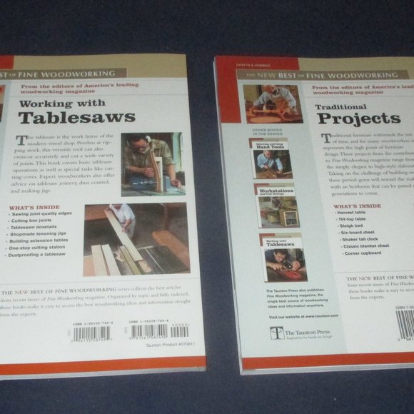 The New Best of Fine Woodworking - Set of 6 Books Volume 2 (2005) Hardcover book - Picture 10 of 12